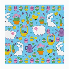 Cute Easter Pattern Medium Glasses Cloth by Valentinaart