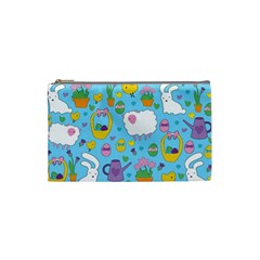 Cute Easter Pattern Cosmetic Bag (small)  by Valentinaart