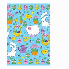 Cute Easter Pattern Small Garden Flag (two Sides) by Valentinaart