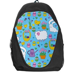 Cute Easter Pattern Backpack Bag by Valentinaart