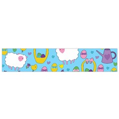 Cute Easter Pattern Flano Scarf (small)