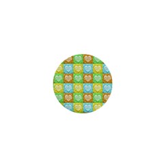 Colorful Happy Easter Theme Pattern 1  Mini Buttons by dflcprints