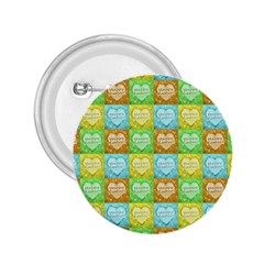 Colorful Happy Easter Theme Pattern 2 25  Buttons by dflcprints