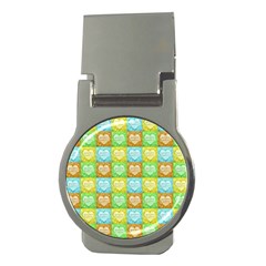 Colorful Happy Easter Theme Pattern Money Clips (round)  by dflcprints