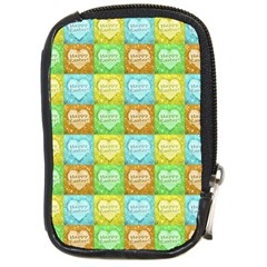 Colorful Happy Easter Theme Pattern Compact Camera Cases by dflcprints