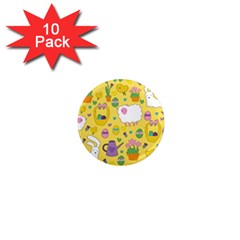 Cute Easter Pattern 1  Mini Magnet (10 Pack)  by Valentinaart