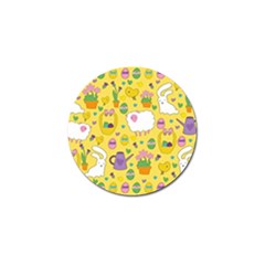 Cute Easter Pattern Golf Ball Marker (10 Pack) by Valentinaart