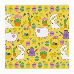 Cute Easter Pattern Medium Glasses Cloth (2-side) by Valentinaart