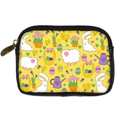 Cute Easter Pattern Digital Camera Cases by Valentinaart