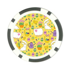 Cute Easter Pattern Poker Chip Card Guard (10 Pack) by Valentinaart