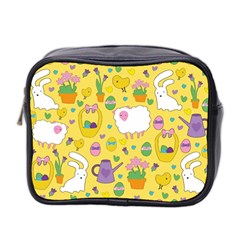 Cute Easter Pattern Mini Toiletries Bag 2-side by Valentinaart