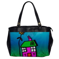 Cartoon Grunge Cat Wallpaper Background Office Handbags by Nexatart