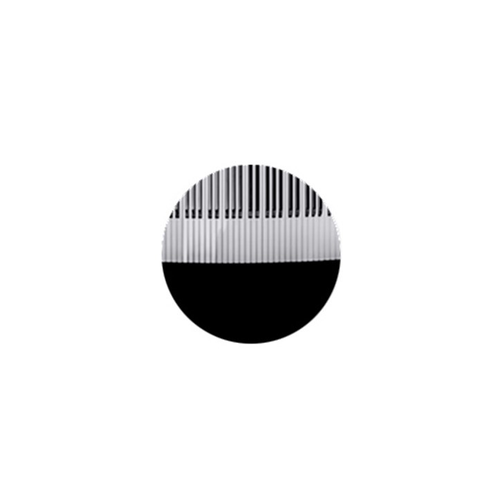 Piano Keys On The Black Background 1  Mini Buttons