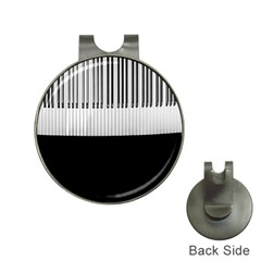 Piano Keys On The Black Background Hat Clips With Golf Markers by Nexatart