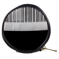 Piano Keys On The Black Background Mini Makeup Bags by Nexatart