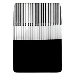 Piano Keys On The Black Background Flap Covers (s)  by Nexatart