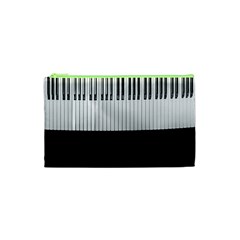 Piano Keys On The Black Background Cosmetic Bag (xs) by Nexatart