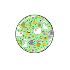 Cute Easter Pattern Hat Clip Ball Marker (4 Pack) by Valentinaart