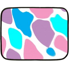 Baby Pink Girl Party Pattern Colorful Background Art Digital Fleece Blanket (mini) by Nexatart