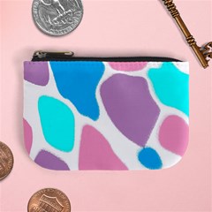 Baby Pink Girl Party Pattern Colorful Background Art Digital Mini Coin Purses by Nexatart