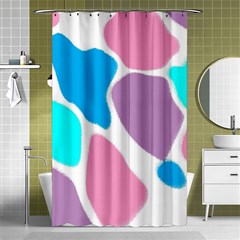 Baby Pink Girl Party Pattern Colorful Background Art Digital Shower Curtain 48  X 72  (small)  by Nexatart