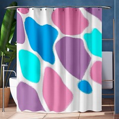 Baby Pink Girl Party Pattern Colorful Background Art Digital Shower Curtain 60  X 72  (medium)  by Nexatart