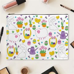 Cute Easter Pattern Cosmetic Bag (xl) by Valentinaart