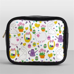 Cute Easter Pattern Mini Toiletries Bags by Valentinaart