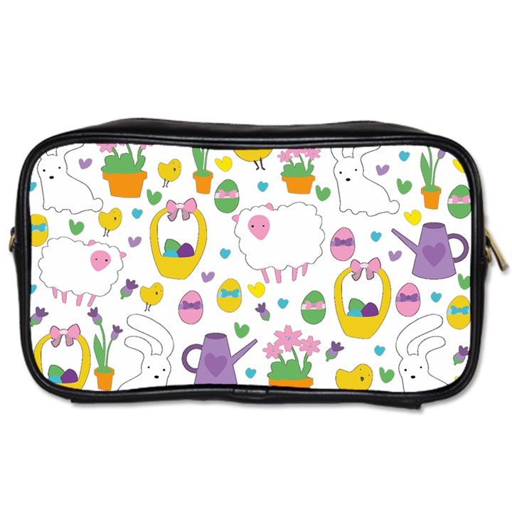 Cute Easter pattern Toiletries Bags 2-Side