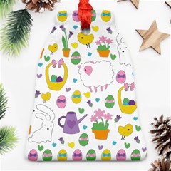 Cute Easter Pattern Ornament (bell)