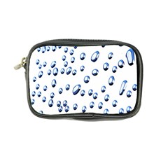 Water Drops On White Background Coin Purse by Nexatart