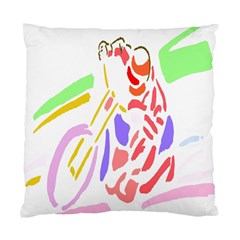 Motorcycle Racing The Slip Motorcycle Standard Cushion Case (one Side) by Nexatart