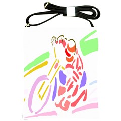 Motorcycle Racing The Slip Motorcycle Shoulder Sling Bags by Nexatart