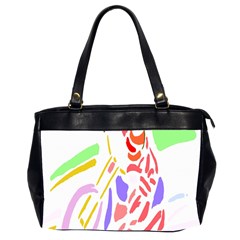 Motorcycle Racing The Slip Motorcycle Office Handbags (2 Sides)  by Nexatart