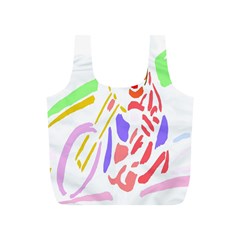 Motorcycle Racing The Slip Motorcycle Full Print Recycle Bags (s)  by Nexatart