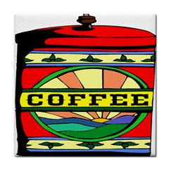 Coffee Tin A Classic Illustration Tile Coasters by Nexatart