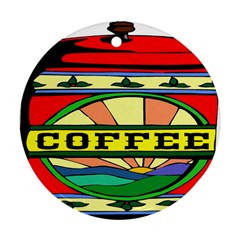 Coffee Tin A Classic Illustration Ornament (round) by Nexatart