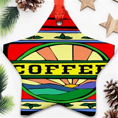 Coffee Tin A Classic Illustration Ornament (star) by Nexatart