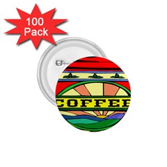 Coffee Tin A Classic Illustration 1 75  Buttons (100 Pack)  by Nexatart