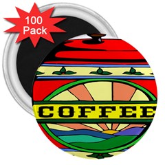 Coffee Tin A Classic Illustration 3  Magnets (100 Pack) by Nexatart