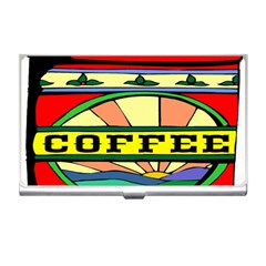 Coffee Tin A Classic Illustration Business Card Holders by Nexatart