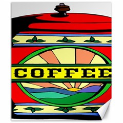 Coffee Tin A Classic Illustration Canvas 20  X 24   by Nexatart