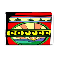 Coffee Tin A Classic Illustration Small Doormat  by Nexatart