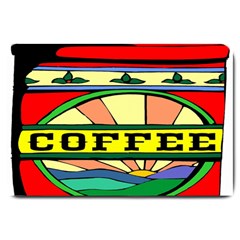 Coffee Tin A Classic Illustration Large Doormat  by Nexatart