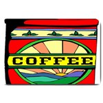 Coffee Tin A Classic Illustration Large Doormat  30 x20  Door Mat