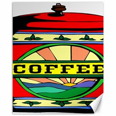 Coffee Tin A Classic Illustration Canvas 11  X 14   by Nexatart