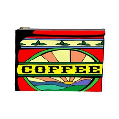 Coffee Tin A Classic Illustration Cosmetic Bag (large)  by Nexatart