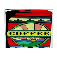 Coffee Tin A Classic Illustration Cosmetic Bag (xl) by Nexatart