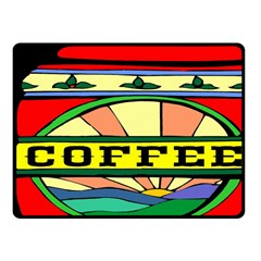 Coffee Tin A Classic Illustration Fleece Blanket (small) by Nexatart