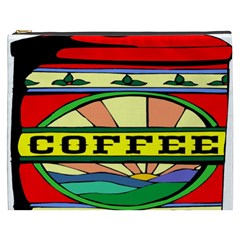 Coffee Tin A Classic Illustration Cosmetic Bag (xxxl)  by Nexatart